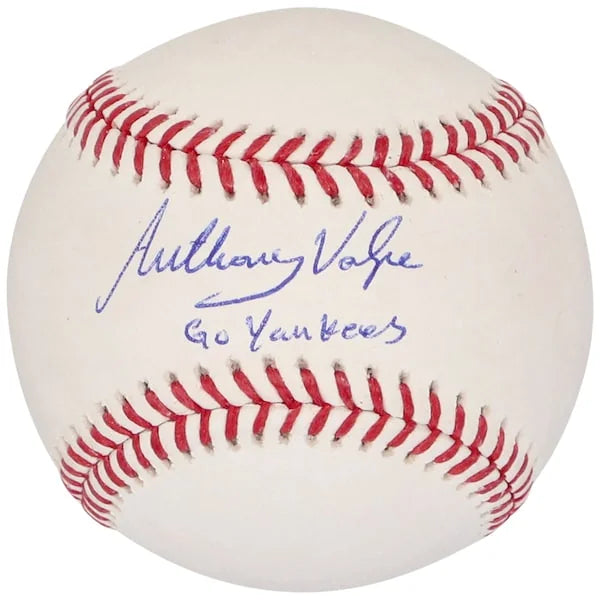 Anthony Volpe Signed Yankees Baseball | Go Yankees Inscription