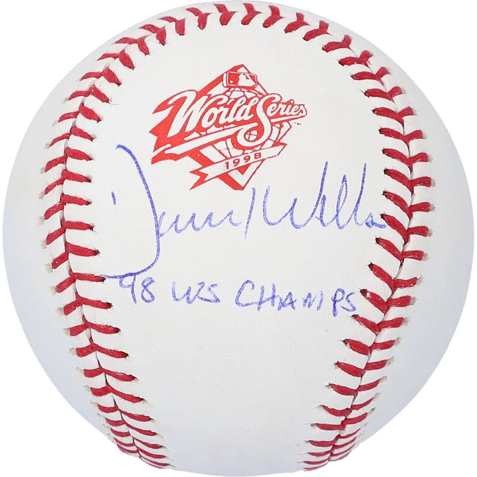 David Wells Signed 1998 World Series Baseball | Yankees