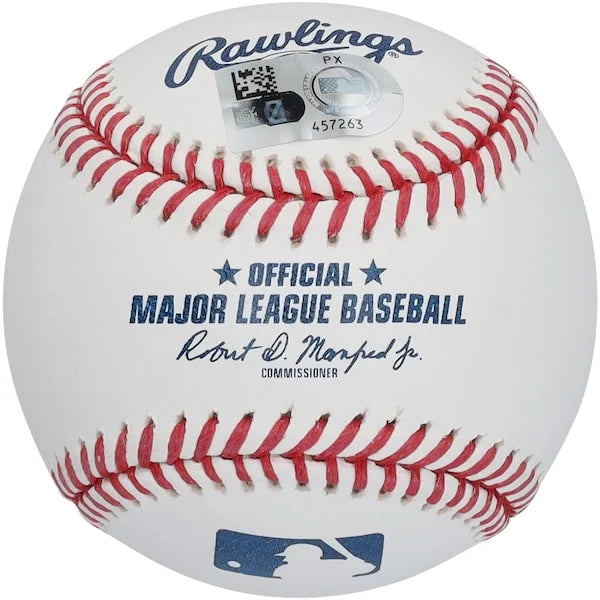 Jacob Wilson Signed Athletics Baseball | 5 On It Inscription