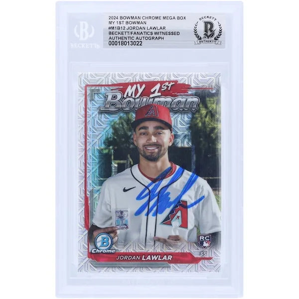 Jordan Lawlar Signed 2024 Bowman Chrome Rookie #M1B Card | Authenticated