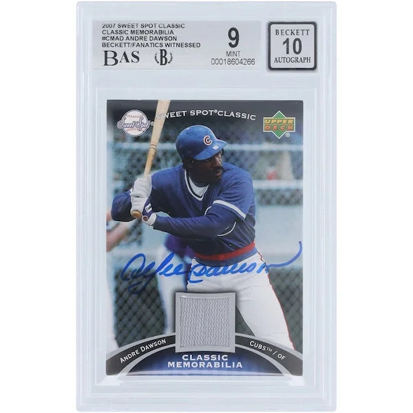 Andre Dawson Signed 2007 Upper Deck Sweet Spot Classic Card | Beckett Authenticated