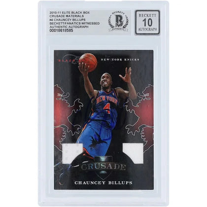 Chauncey Billups Signed 2010-11 #4 Card | Graded 10 – The Ballers Bank Chauncey Billups Signed 2010-11 #4 Card | Graded 10 – The Ballers Bank