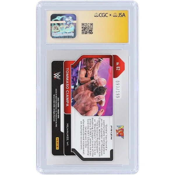Tommaso Ciampa Signed 2022 Panini Prizm Scope Card #62 | #/199