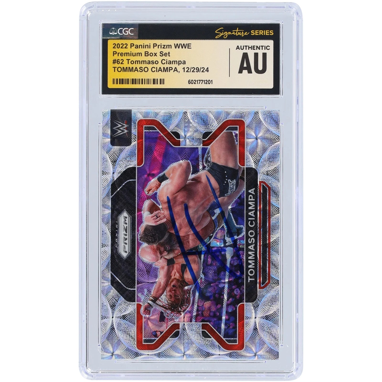Tommaso Ciampa Signed 2022 Panini Prizm Scope Card #62 | #/199