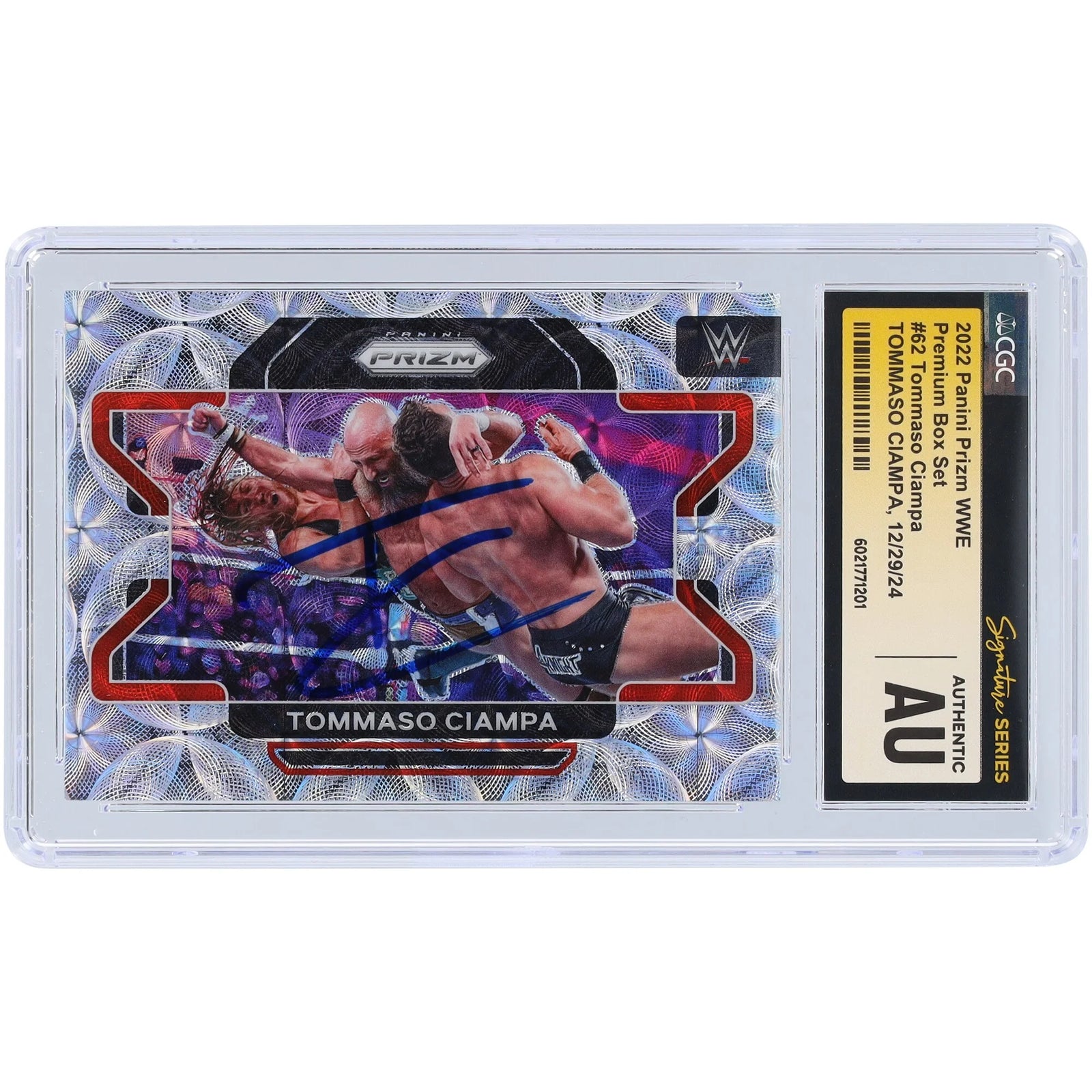 Tommaso Ciampa Signed 2022 Panini Prizm Scope Card #62 | #/199