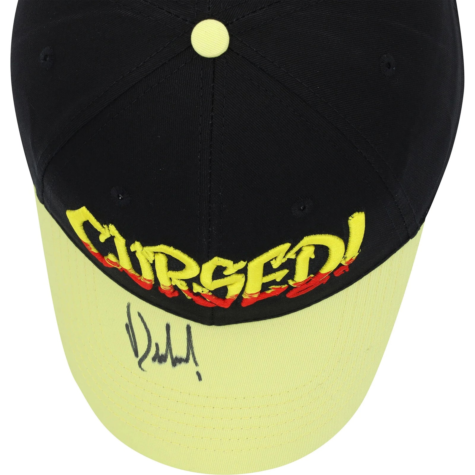 Danhausen Signed Black & Yellow Cursed Adjustable Cap | WWE
