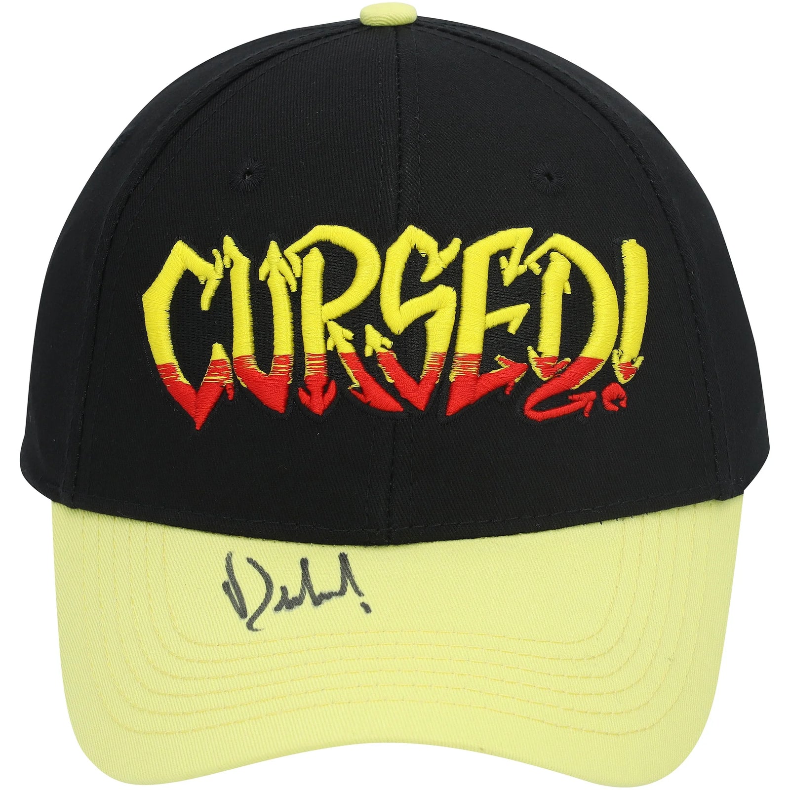Danhausen Signed Black & Yellow Cursed Adjustable Cap | WWE