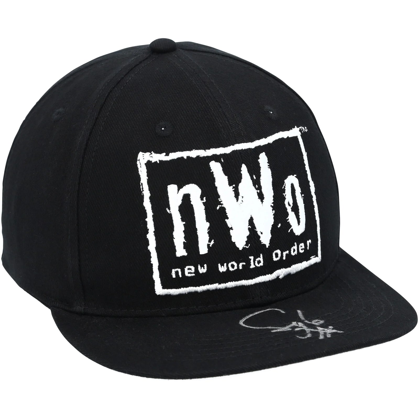 Syxx Signed NWO 4 Life Snapback Cap | Black & White