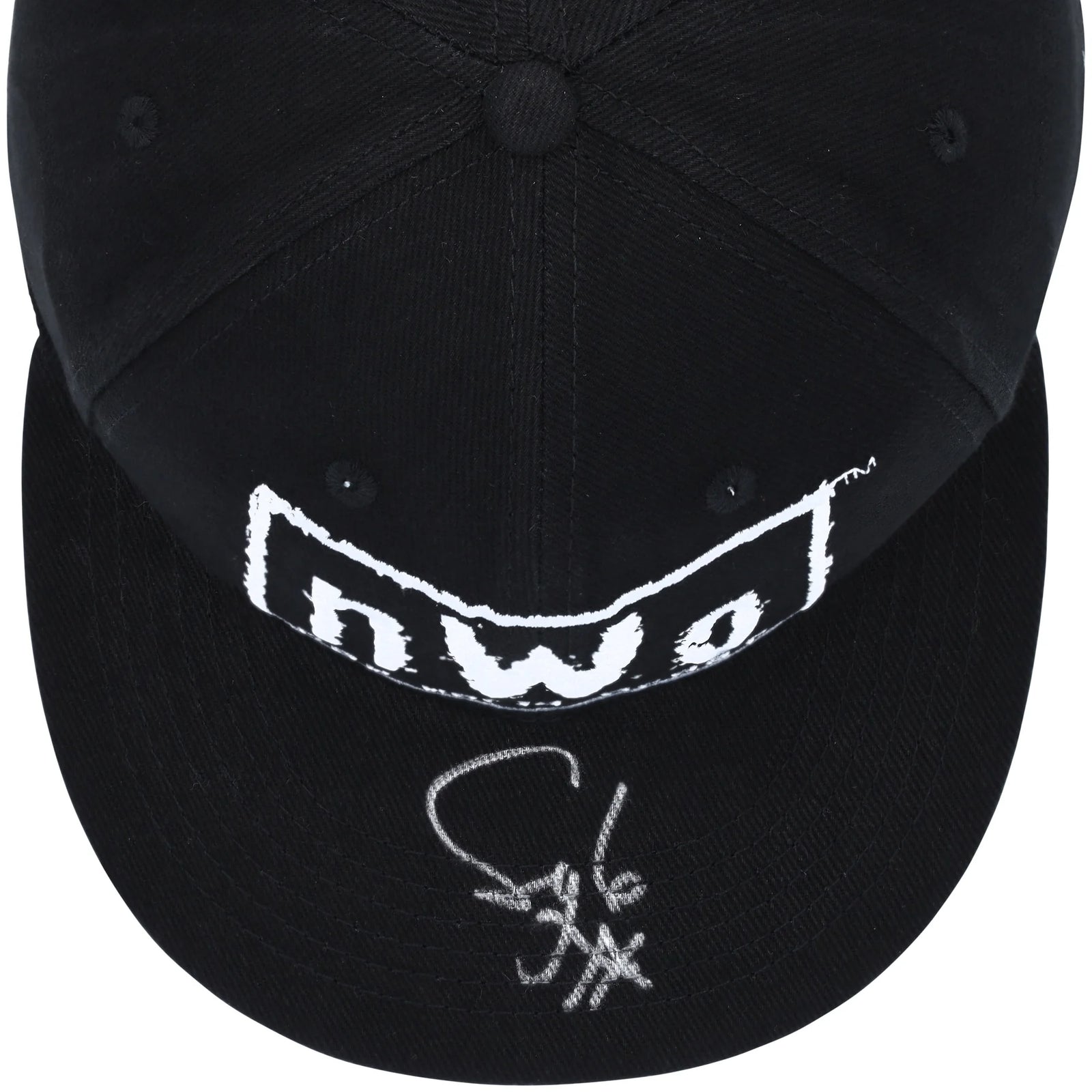 Syxx Signed NWO 4 Life Snapback Cap | Black & White