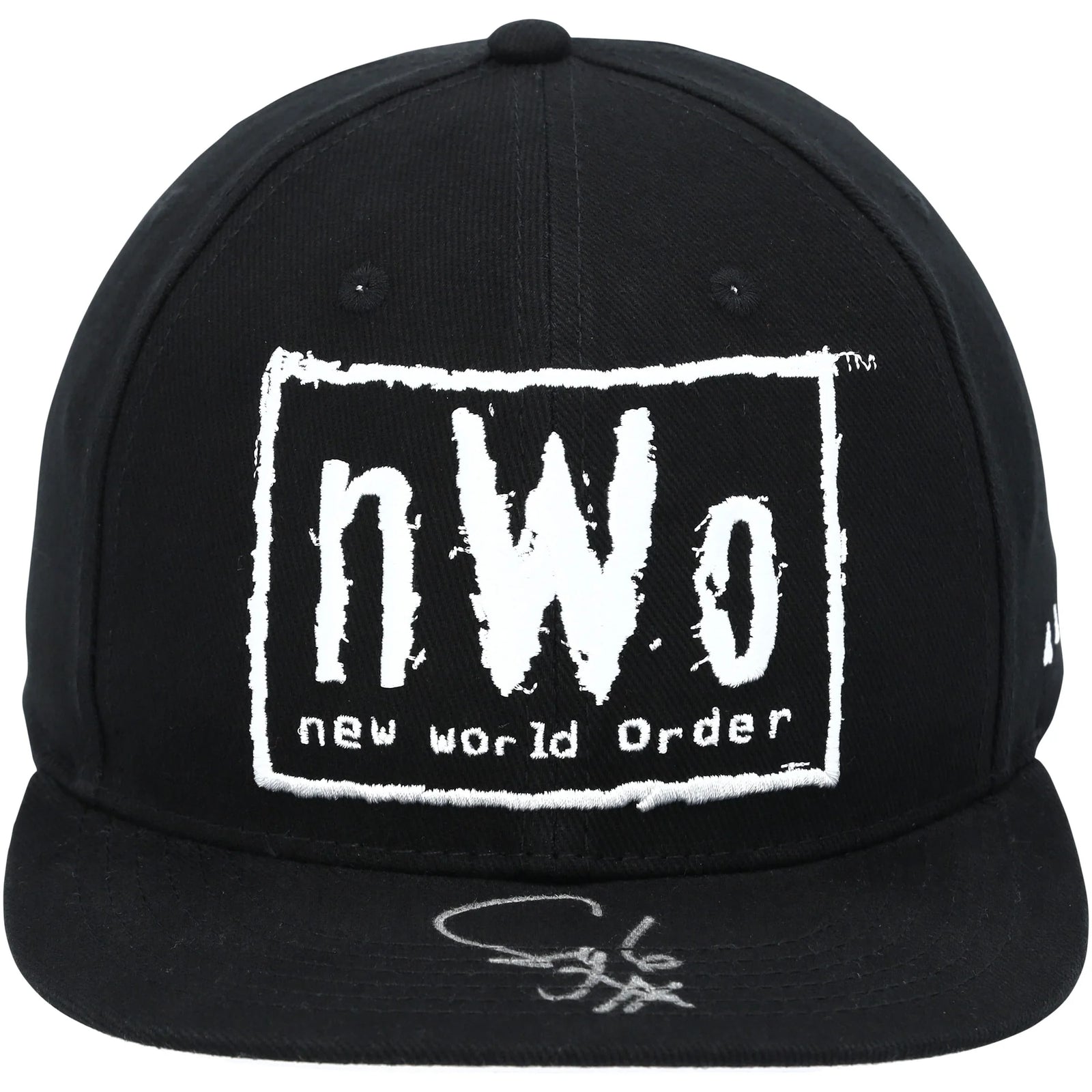Syxx Signed NWO 4 Life Snapback Cap | Black & White
