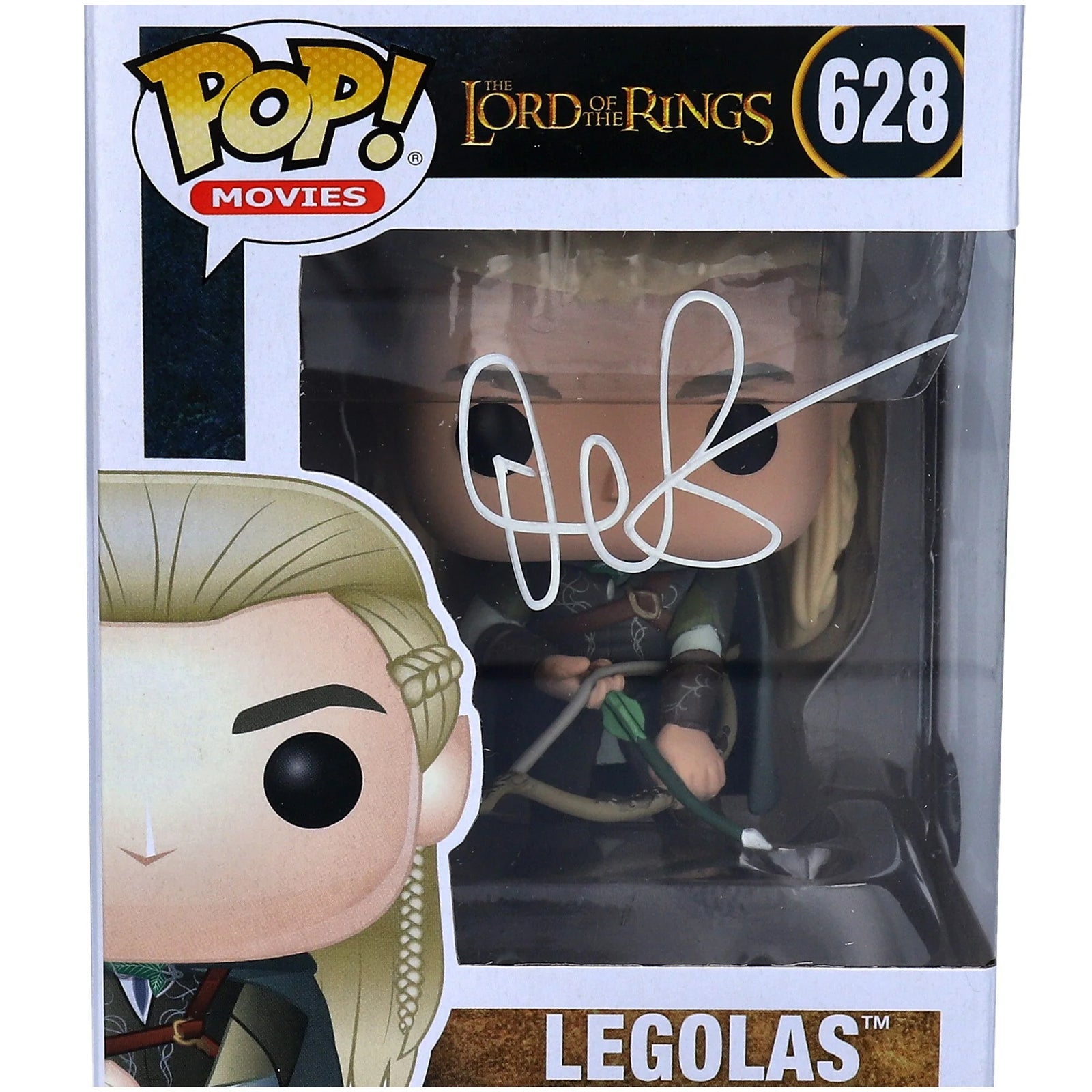 Orlando Bloom Signed Lord of the Rings Legolas Funko Pop #628 | Authenticated