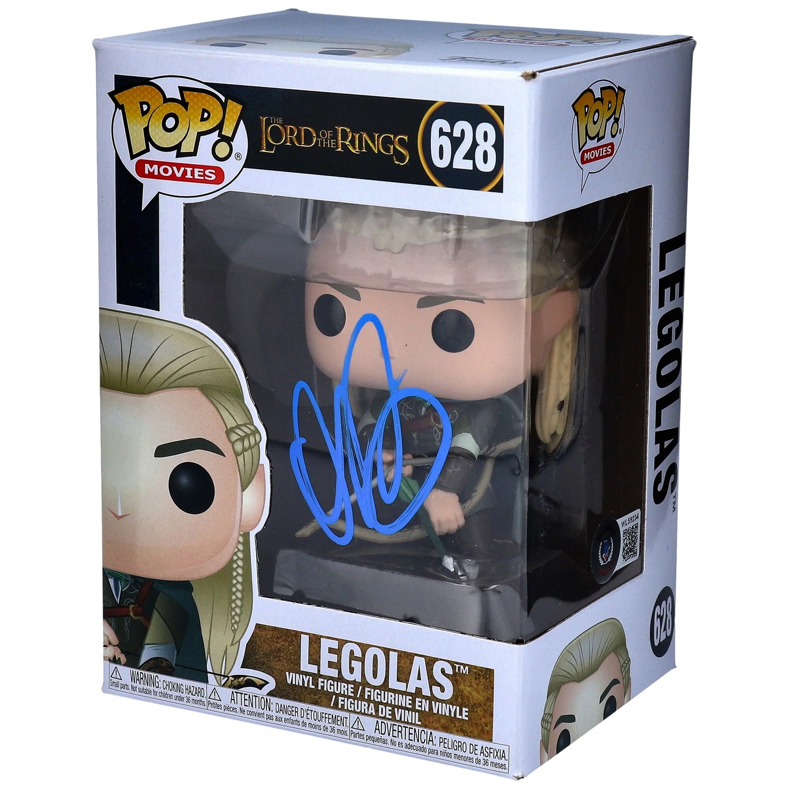 Orlando Bloom Signed Legolas Funko Pop #628 | Lord of the Rings
