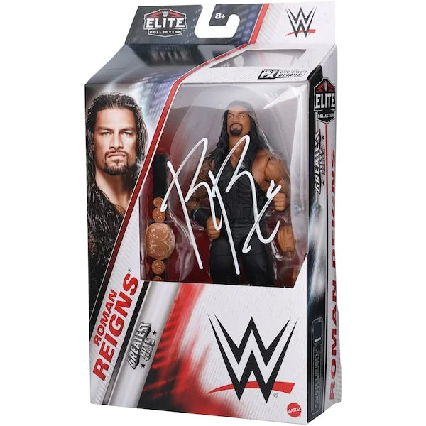 Roman Reigns Signed Mattel Elite Greatest Hits 5 Action Figure | Authenticated