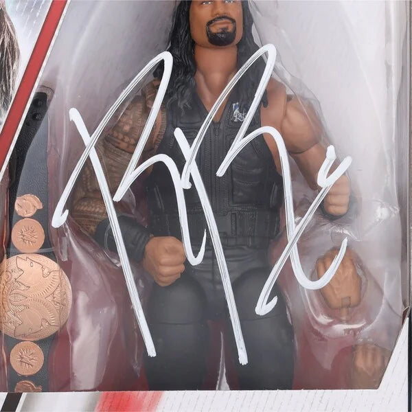 Roman Reigns Signed Mattel Elite Greatest Hits 5 Action Figure | Authenticated