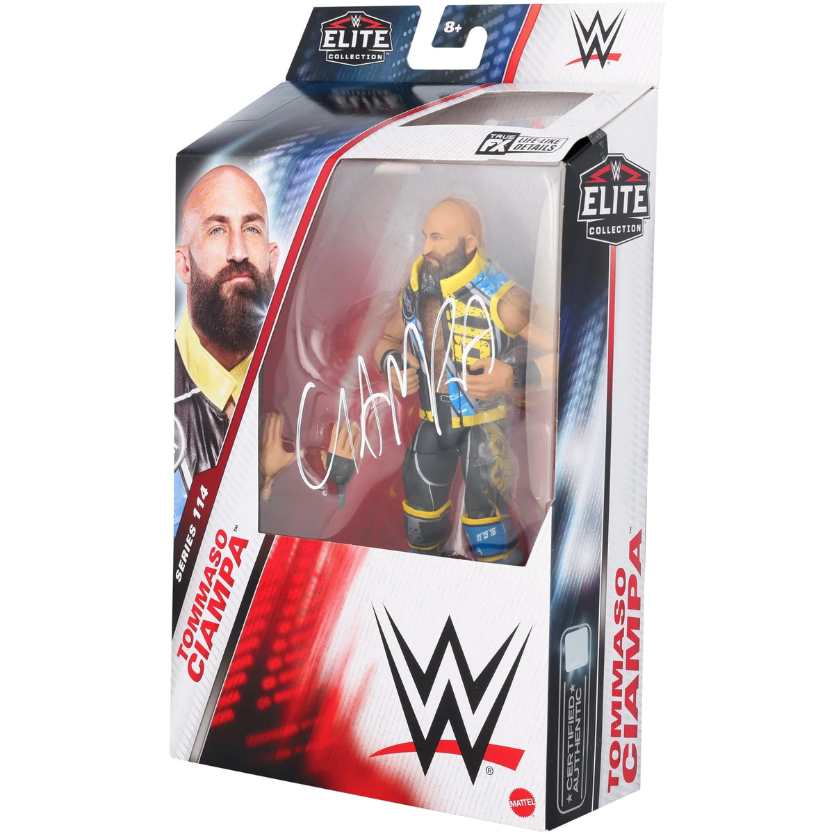 Tommaso Ciampa Signed Mattel Elite Collection Series 114 Action Figure | WFIGUWR0093
