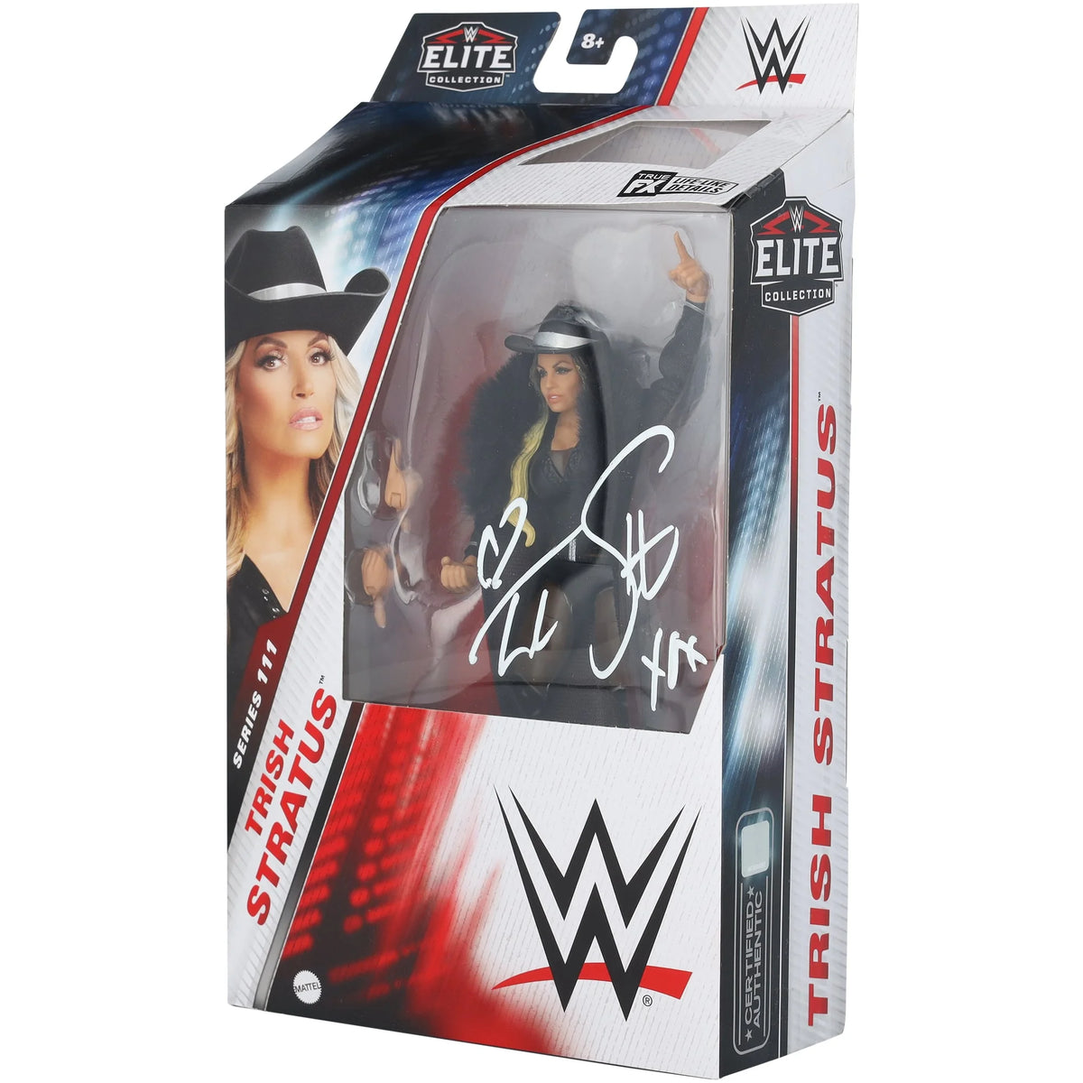 Trish Stratus Signed Mattel Elite Collection Series 111 Action Figure | WFIGUWR0338
