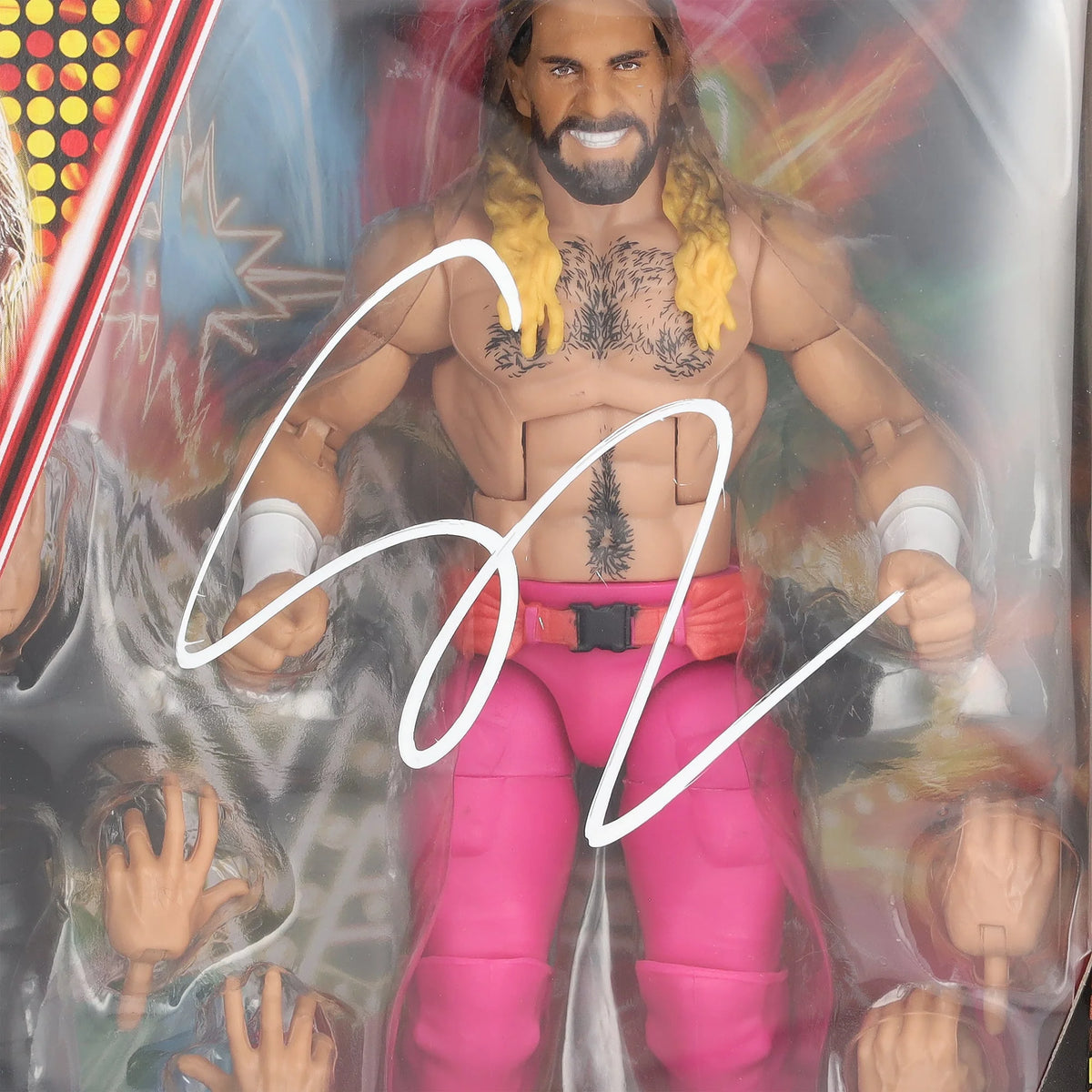 Seth Rollins Signed Mattel WrestleMania 41 Elite Action Figure | WFIGUWR0348