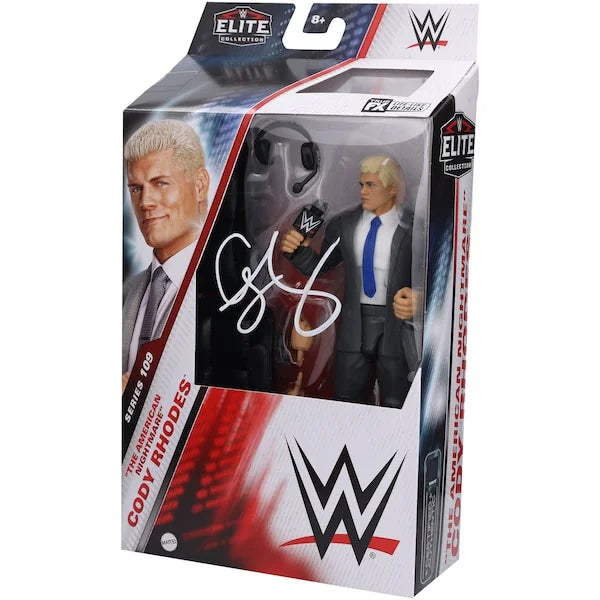 Cody Rhodes Signed Mattel Elite Collection Action Figure | Series 120