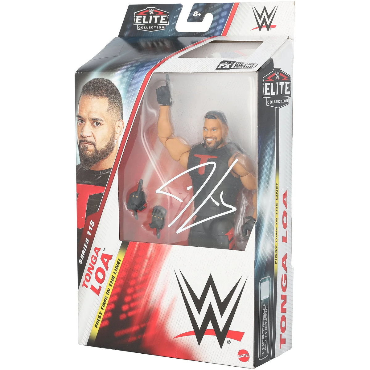 Tonga Loa Signed Mattel Elite Series 118 Action Figure | Authenticated | WFIGUWR0410