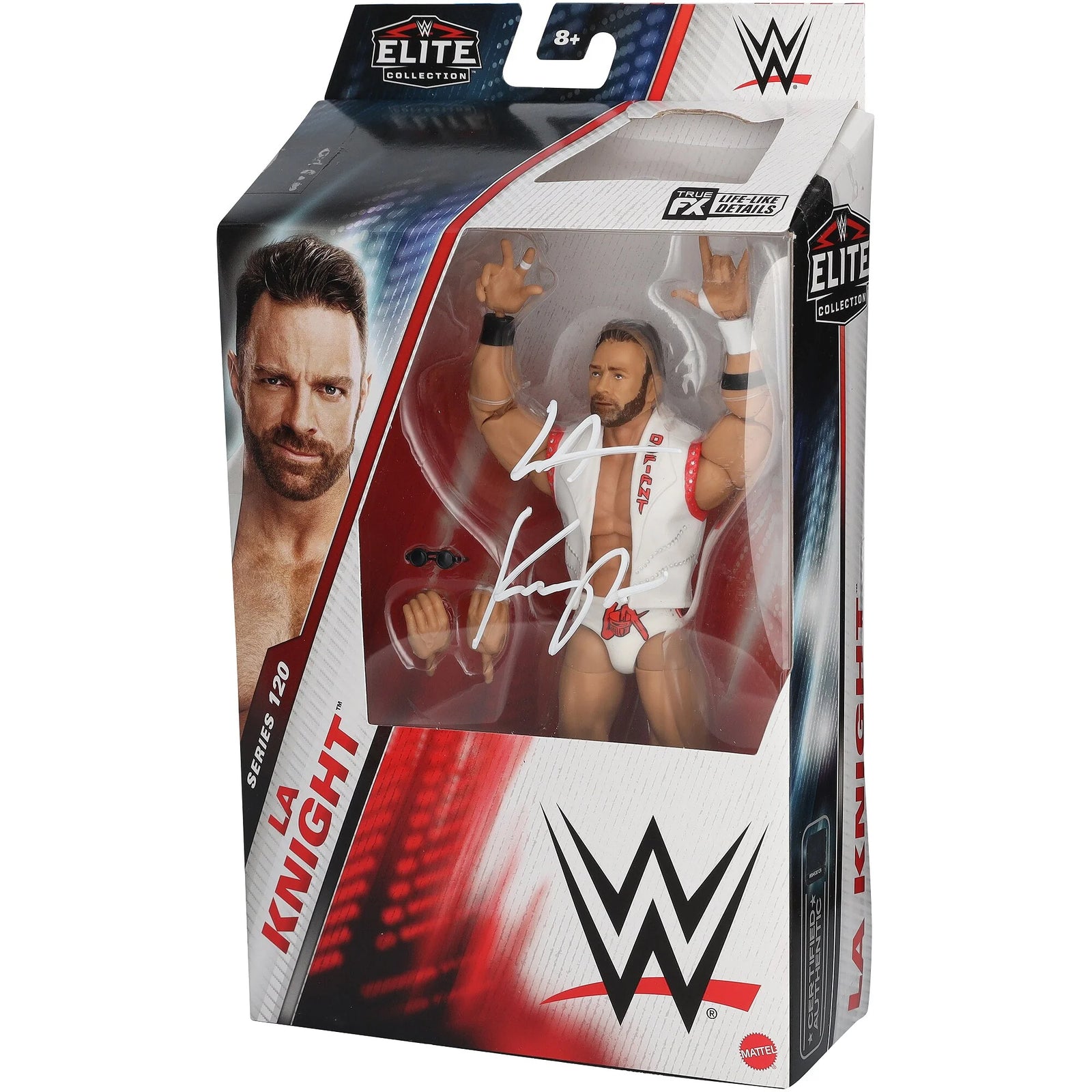 LA Knight Signed Mattel Elite Series 120 Action Figure | Authenticated