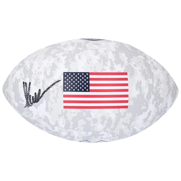 Marcus Allen Signed Raiders 2024 Salute To Service Football | Authenticated