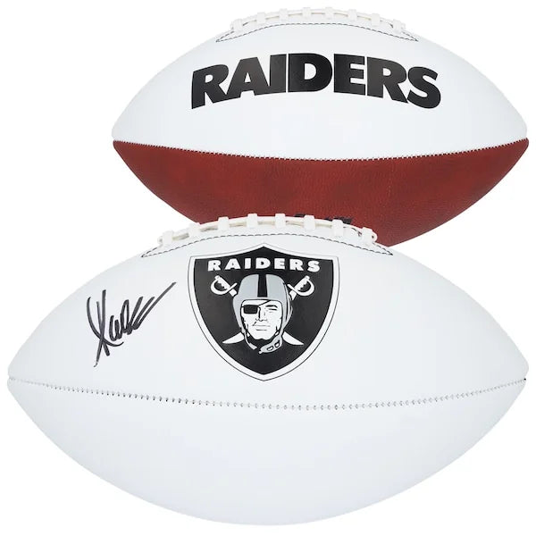Marcus Allen Signed Raiders Football | Franklin White Panel