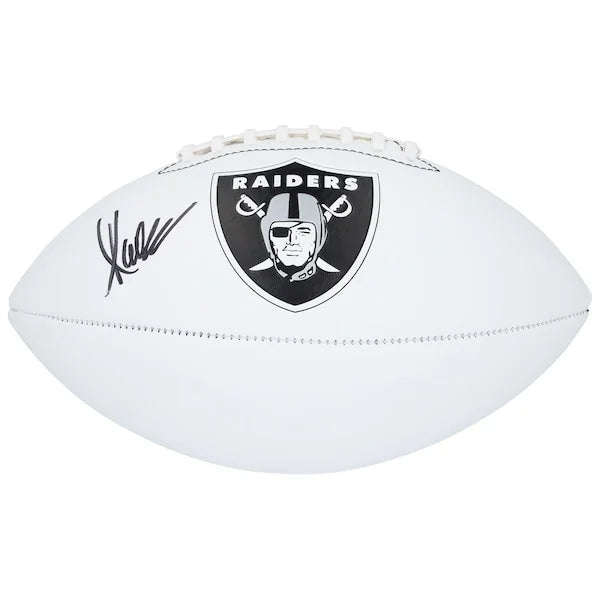 Marcus Allen Signed Raiders Football | Franklin White Panel