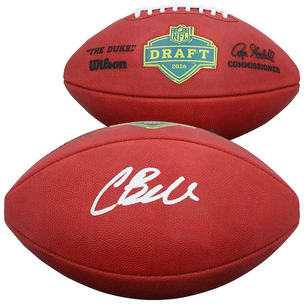 Chris Bell Signed Miami Dolphins Football | Wilson Duke