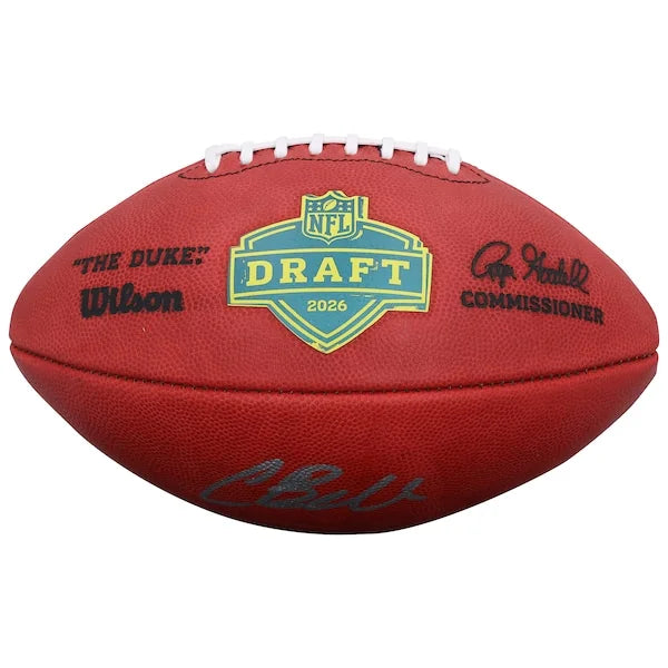 Chris Bell Signed Miami Dolphins Football | Wilson Duke