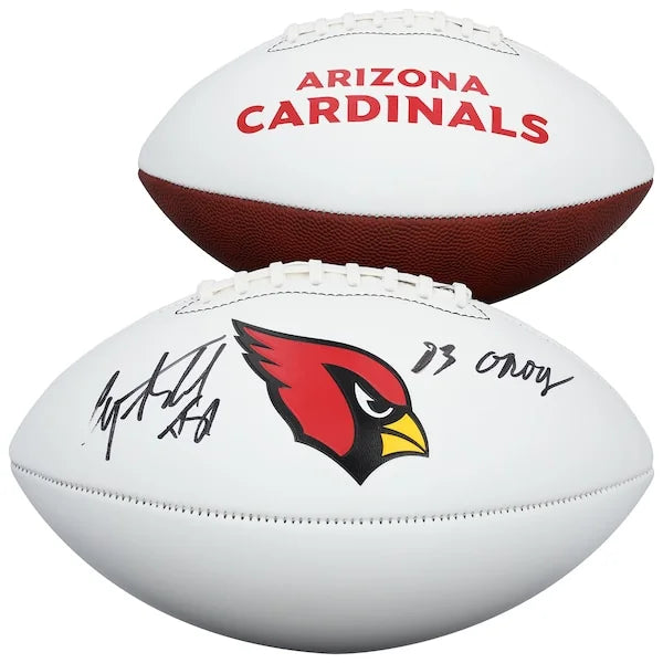 Anquan Boldin Signed Arizona Cardinals Football | 2023 OROY Inscription