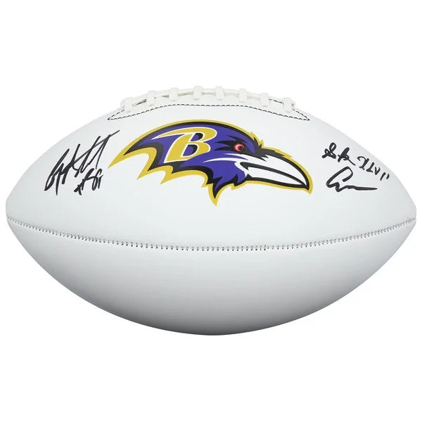 Anquan Boldin Signed Football | SB XLVII Champs Inscription