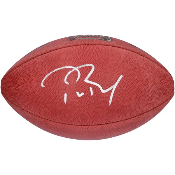 Tom Brady Signed Patriots Super Bowl XXXVIII Football | Authenticated | WFTBLBR0005