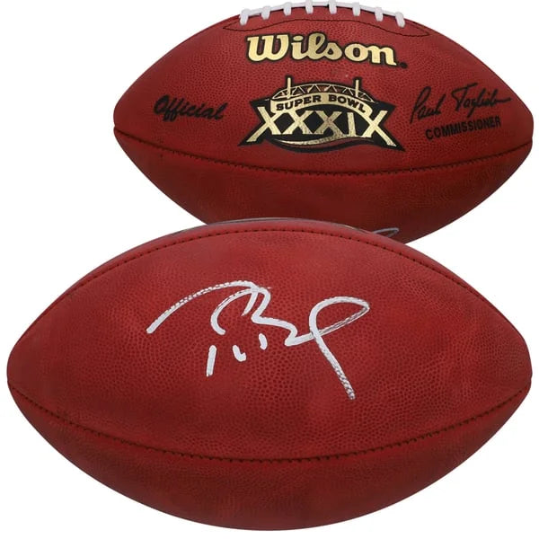 Tom Brady Signed Super Bowl XXXIX Football | Patriots | WFTBLBR0037