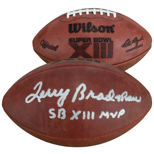 Terry Bradshaw Signed Super Bowl Football | SB XIII MVP Inscription
