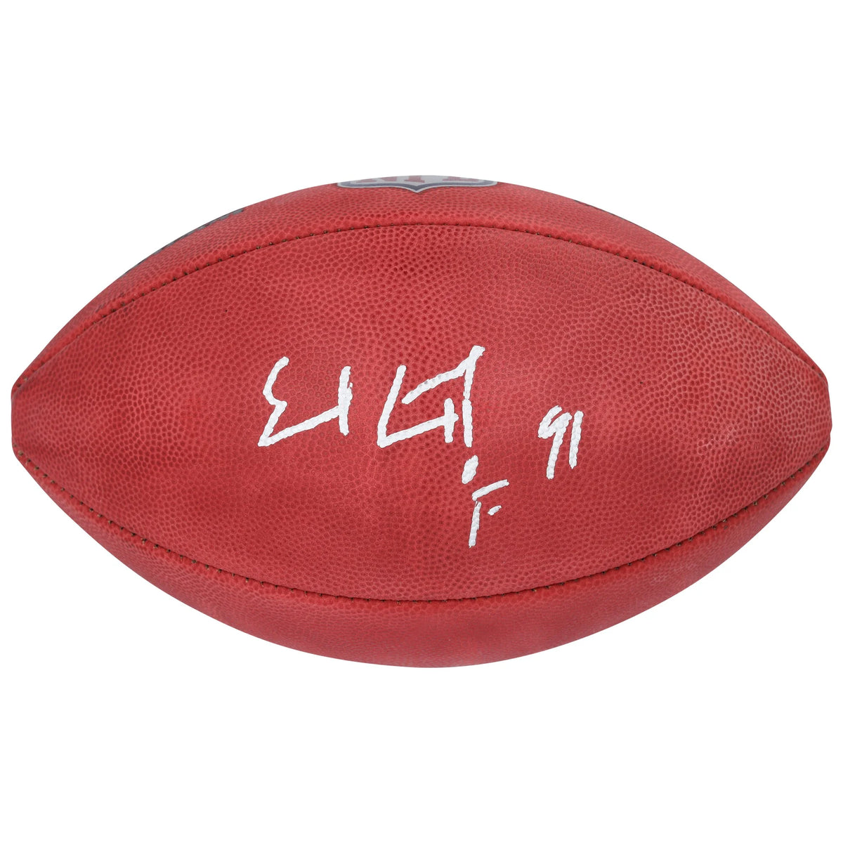 Earl Campbell Signed Houston Oilers Football | HOF 91 Inscription