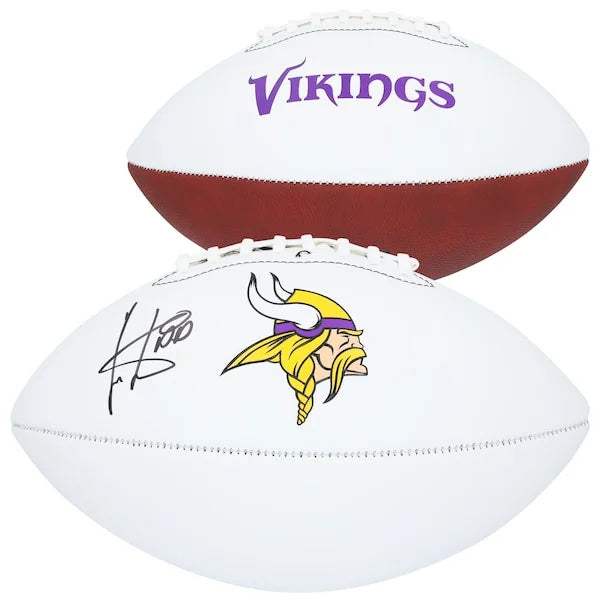Cris Carter Signed Minnesota Vikings Franklin Football | Authenticated