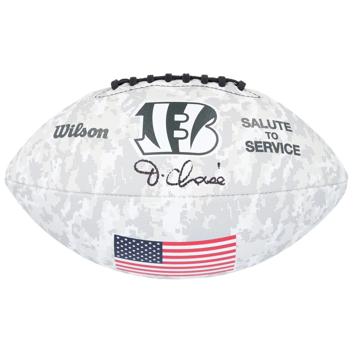 Ja'Marr Chase Signed Bengals Football | 2024 Salute To Service