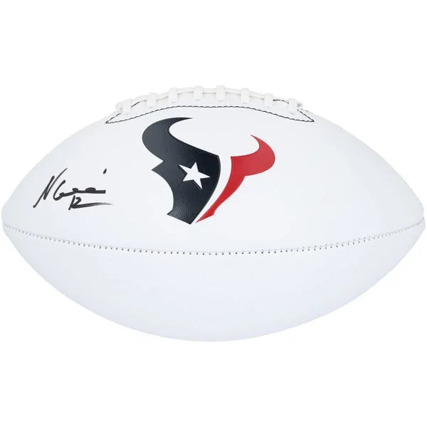 Nico Collins Signed Houston Texans Football | Authenticated | WFTBLCO0093