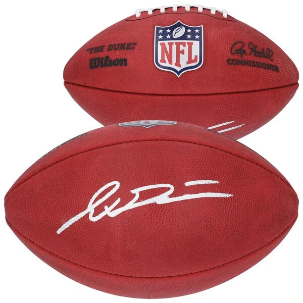 Jaxson Dart Signed Wilson Duke Football | New York Giants