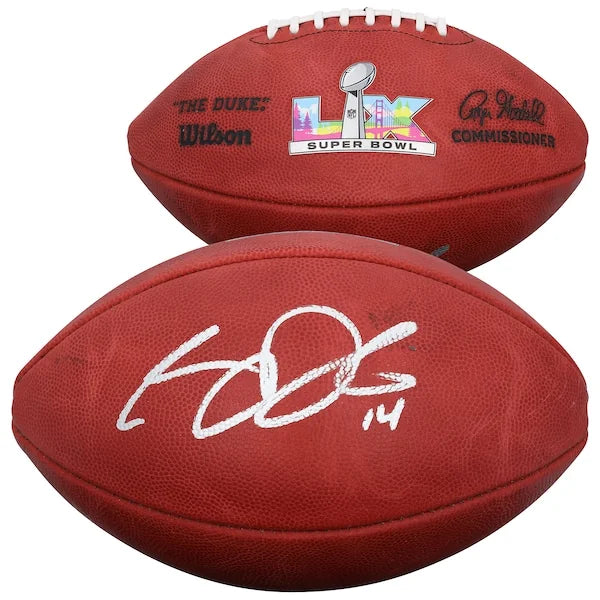 Sam Darnold Signed Super Bowl LX Wilson Duke Football | Seahawks