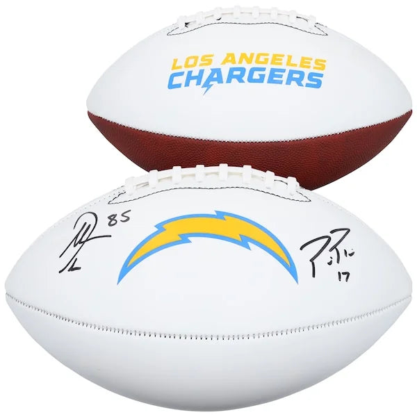 Philip Rivers & Antonio Gates Signed Chargers Football | Authenticated