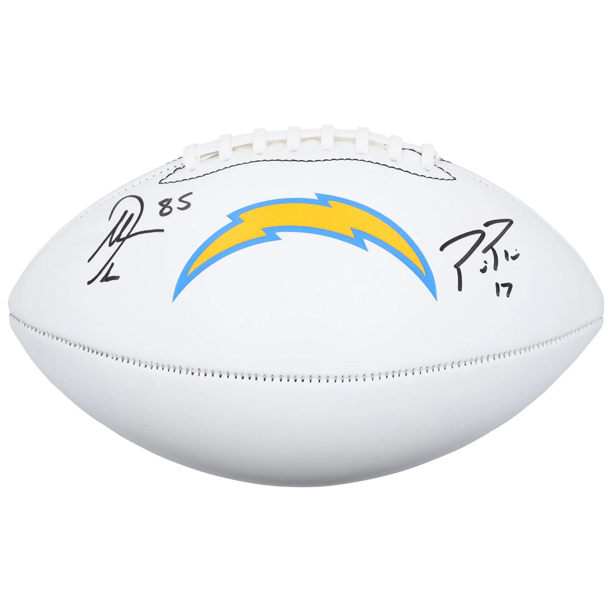 Philip Rivers & Antonio Gates Signed Chargers Football | Authenticated