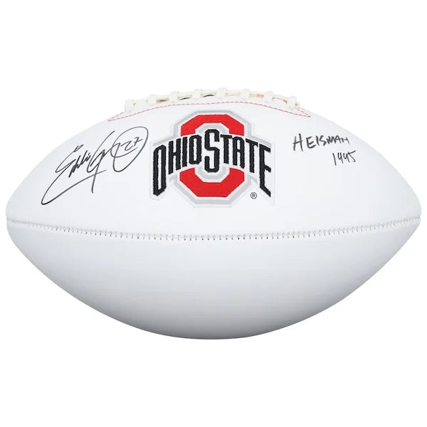Eddie George Signed Rawlings Football | Heisman 1995 Inscription