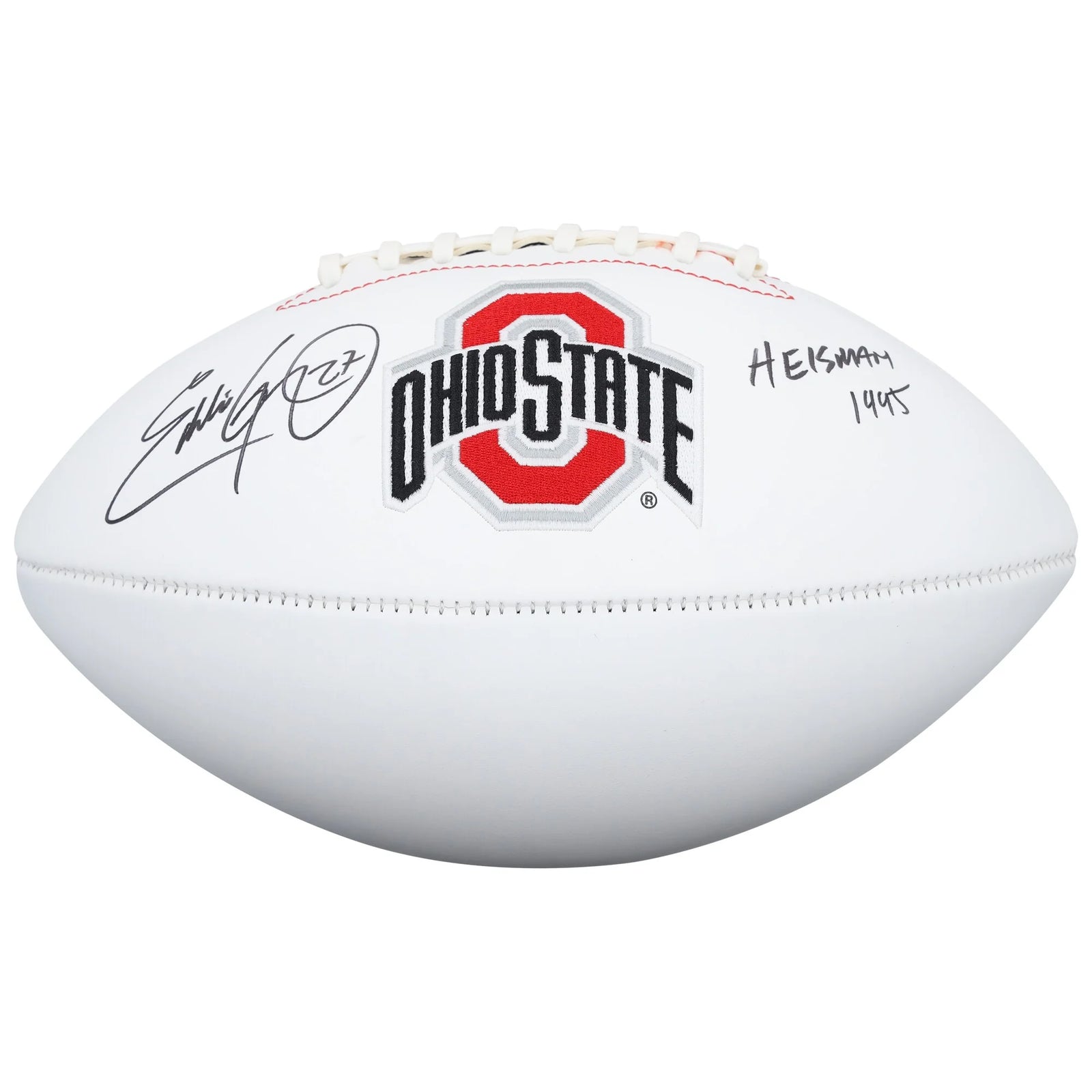 Eddie George Signed Rawlings Football | Heisman 1995 Inscription