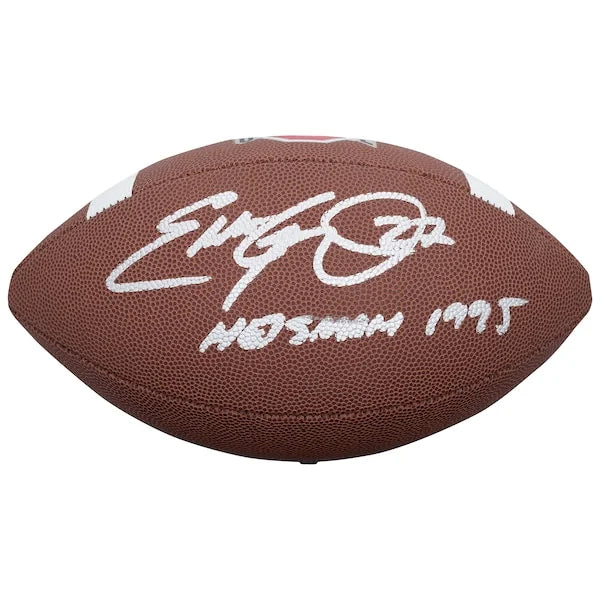 Eddie George Signed Ohio State Buckeyes Football | 1995 Heisman Inscription