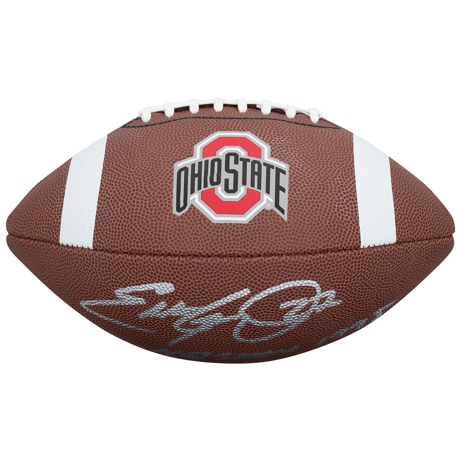 Eddie George Signed Ohio State Buckeyes Football | 1995 Heisman Inscription