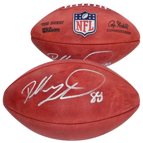 Dallas Goedert Signed Wilson Duke Football | Philadelphia Eagles | WFTBLGO0064