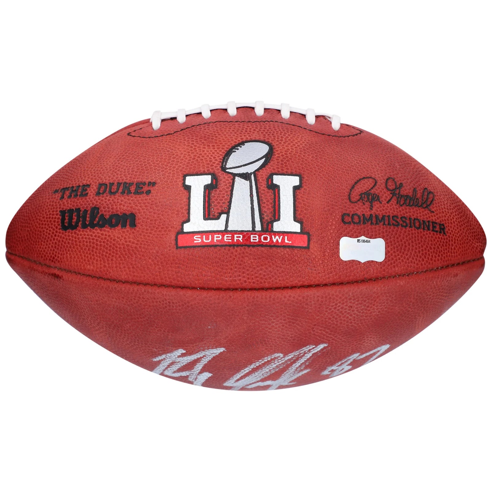 Rob Gronkowski Signed Wilson Super Bowl LI Pro Football | Patriots