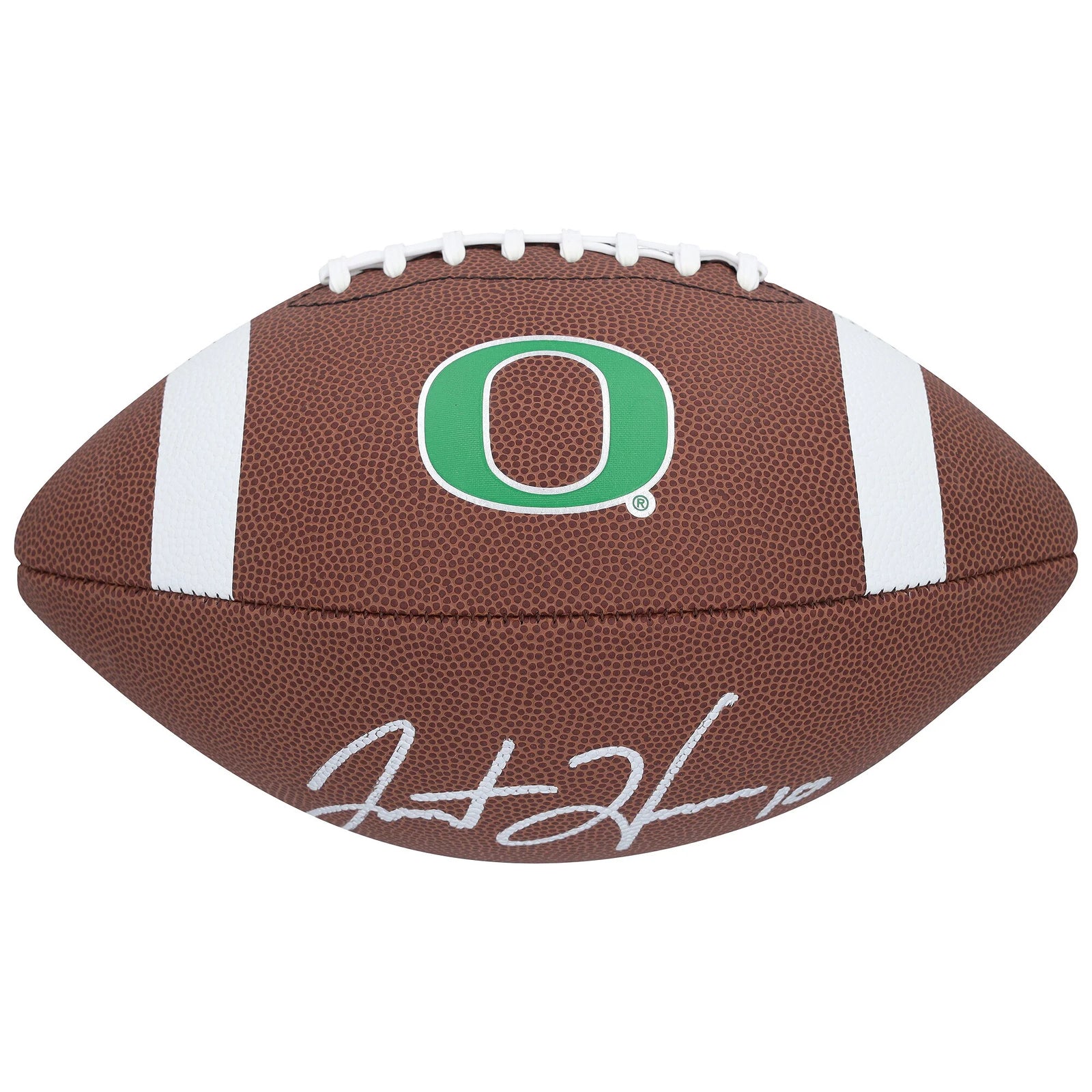 Justin Herbert Signed Oregon Ducks Nike Football | Authenticated