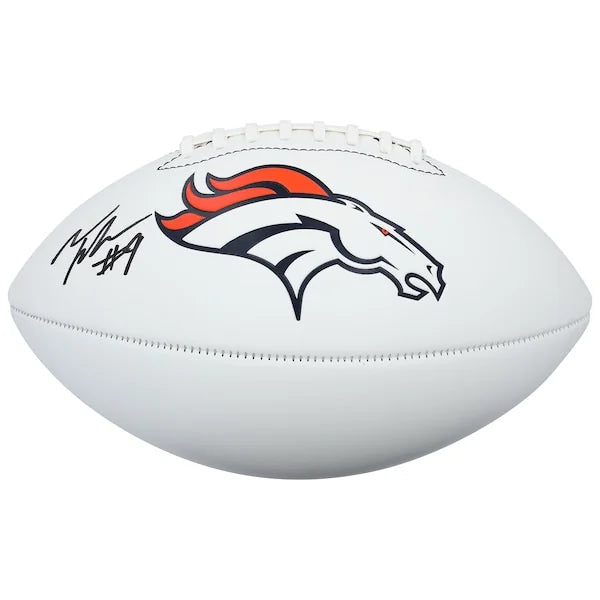 Talanoa Hufanga Signed Denver Broncos Football | Franklin White Panel